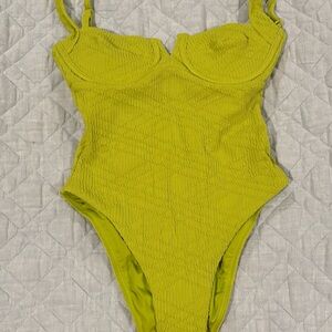 Monday Swimwear Vibrant Green One Piece